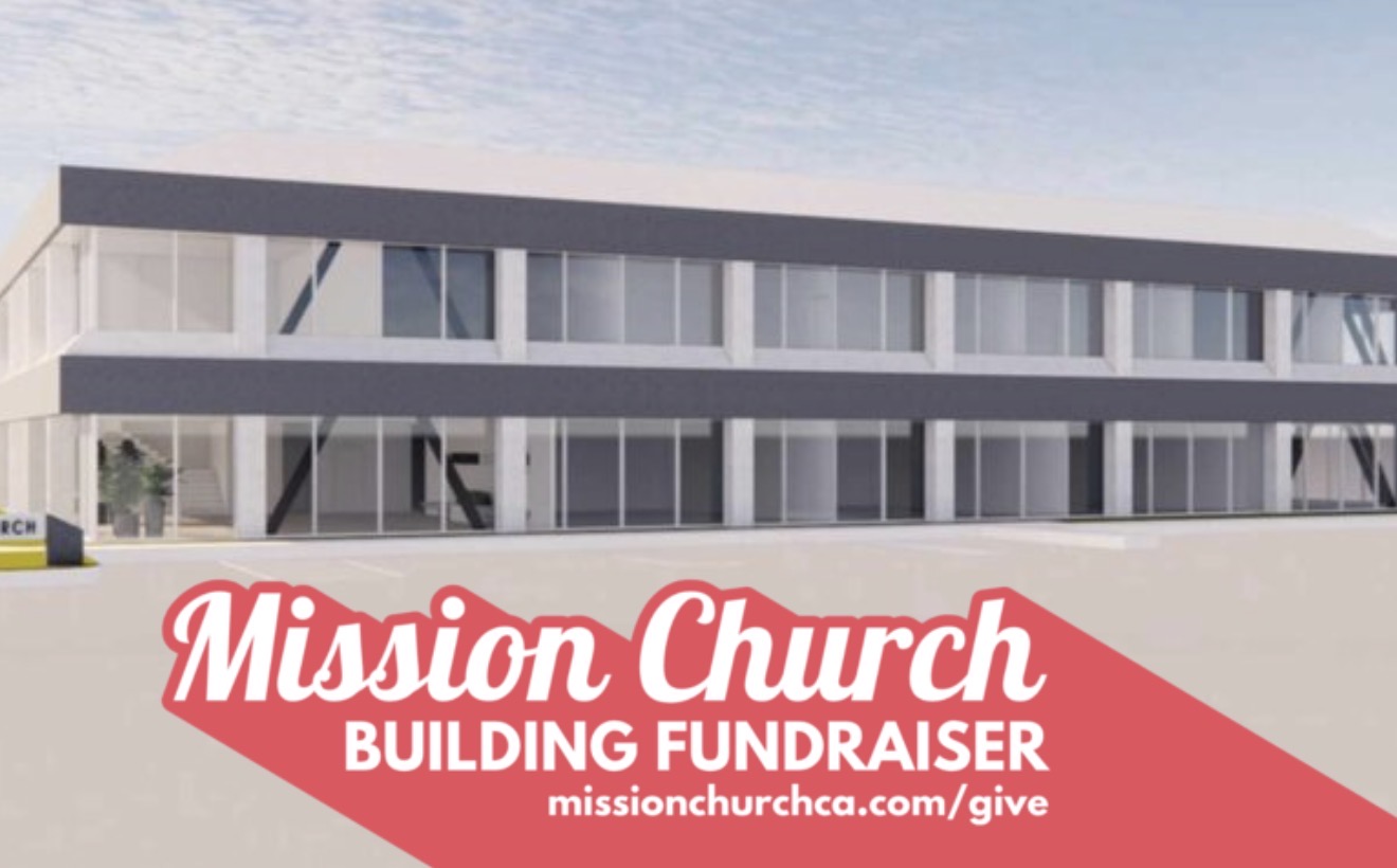 Mission Church building fundraiser — architectural rendering